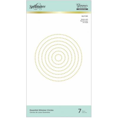 Spellbinders Hot Foil Plates - Essential Glimmer Circles